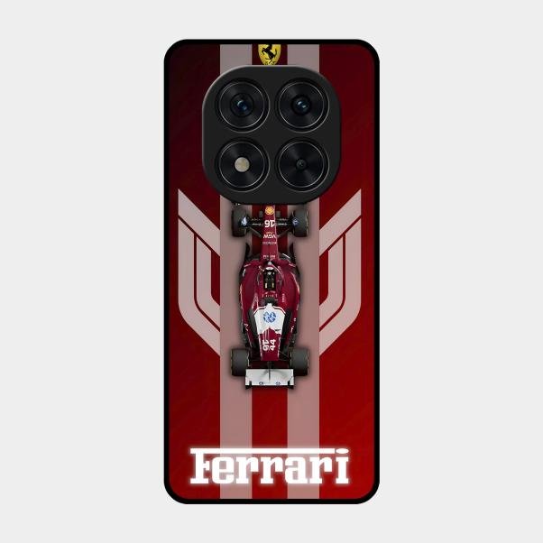Ferrari Racing Legacy Glass Case For Poco X7 5G