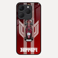 Ferrari Racing Legacy Glass Case For Realme 15T 5G