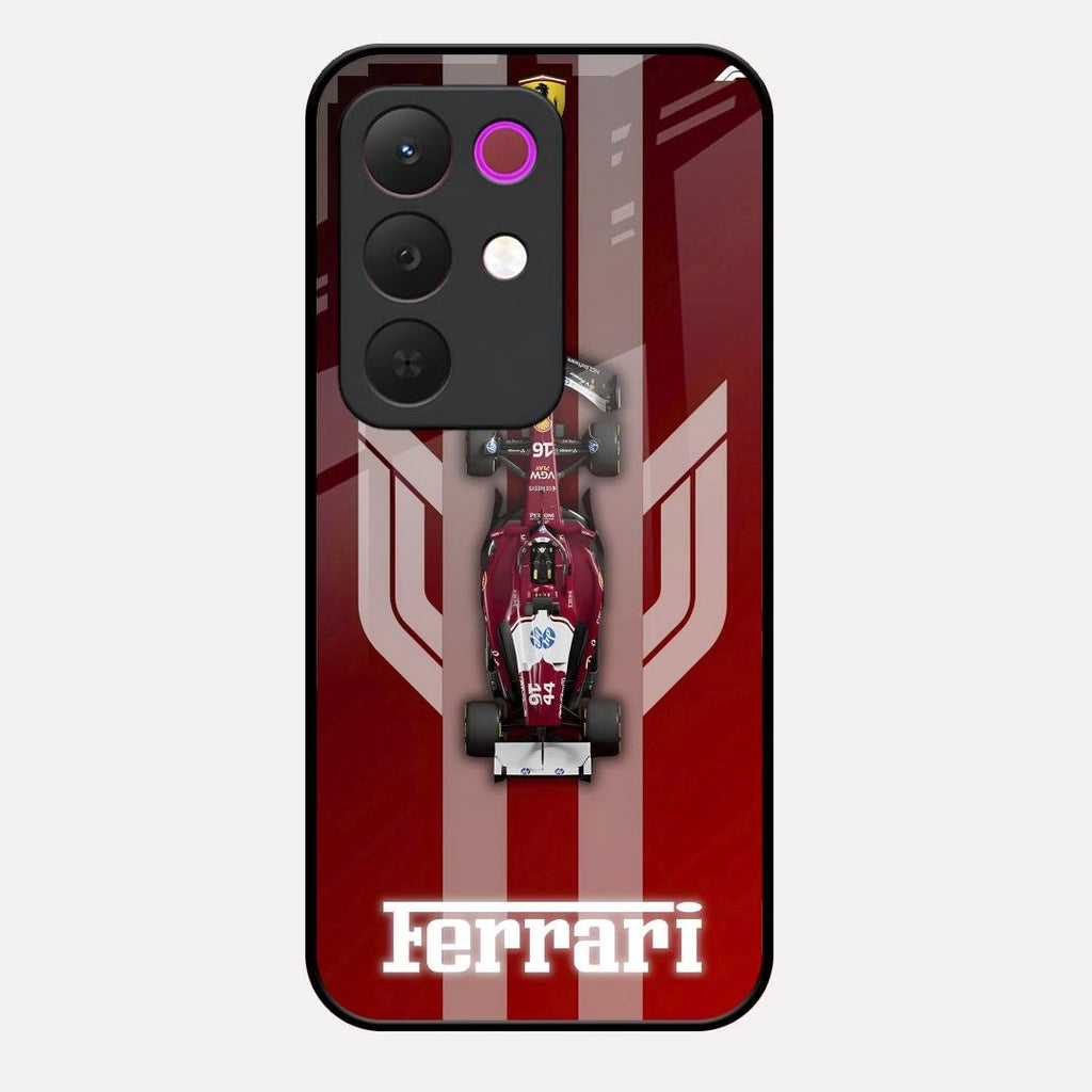 Ferrari Racing Legacy Glass Case For Realme 15X 5G