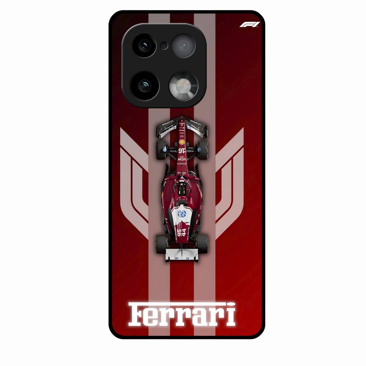 Ferrari Racing Legacy Glass Case For Realme 16 Pro Plus 5G