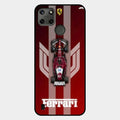 Ferrari Racing Legacy Glass Case For Realme C21Y
