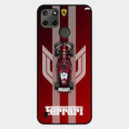 Ferrari Racing Legacy Glass Case For Realme C21Y