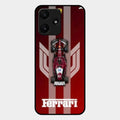 Ferrari Racing Legacy Glass Case For Redmi 12 5G