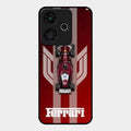 Ferrari Racing Legacy Glass Case For Redmi 13 5G