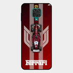 Ferrari Racing Legacy Glass Case For Redmi Note 10 Lite