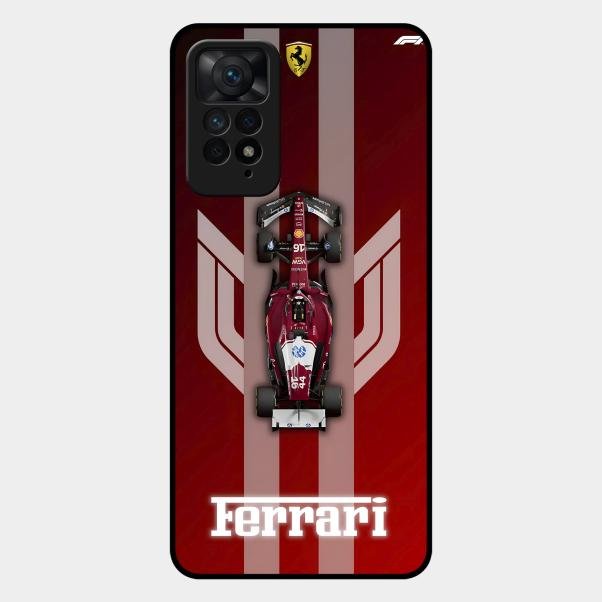 Ferrari Racing Legacy Glass Case For Redmi Note 11 Pro 5G