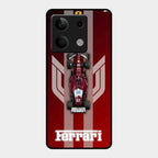 Ferrari Racing Legacy Glass Case For Redmi Note 13 5G