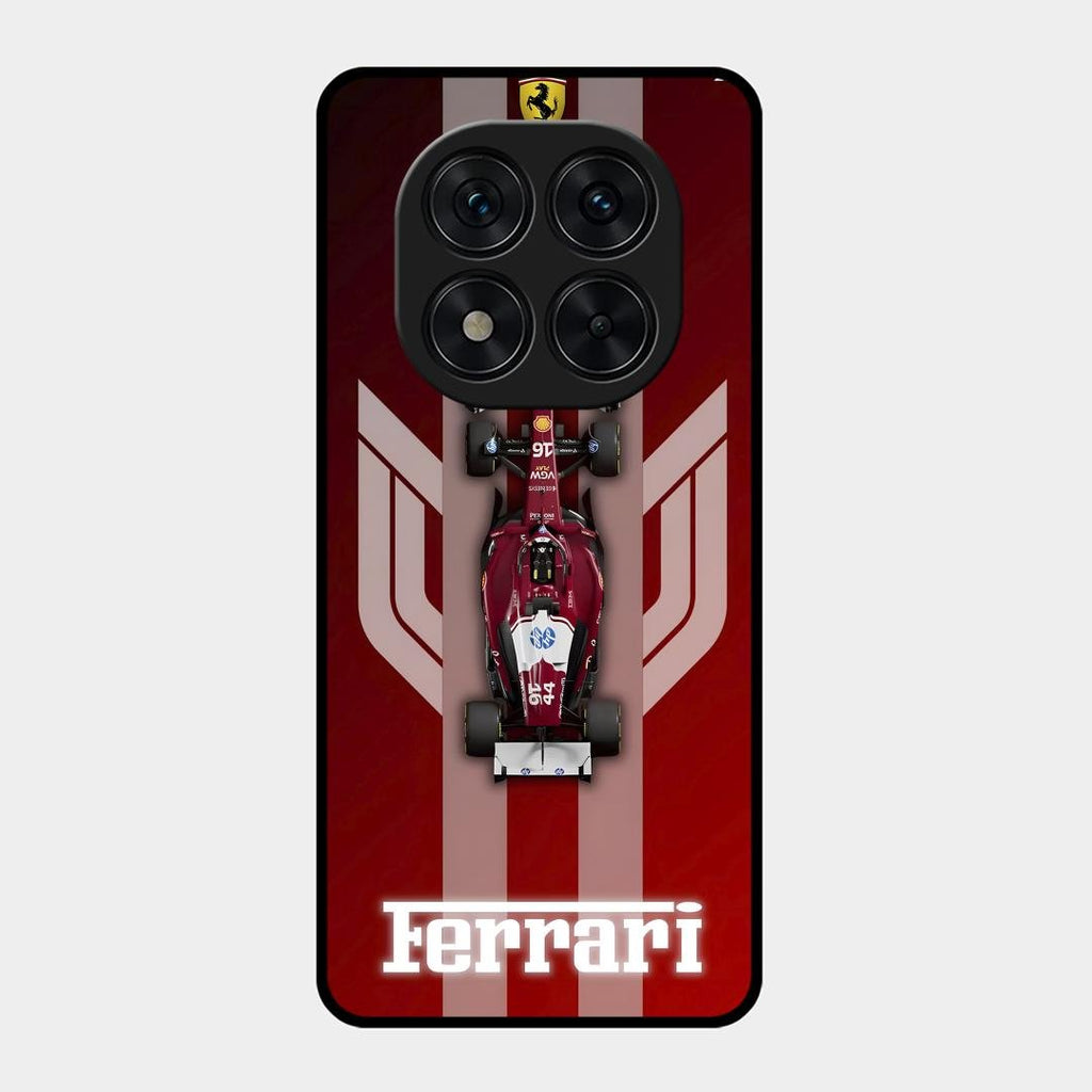 Ferrari Racing Legacy Glass Case For Redmi Note 15 Pro 5G