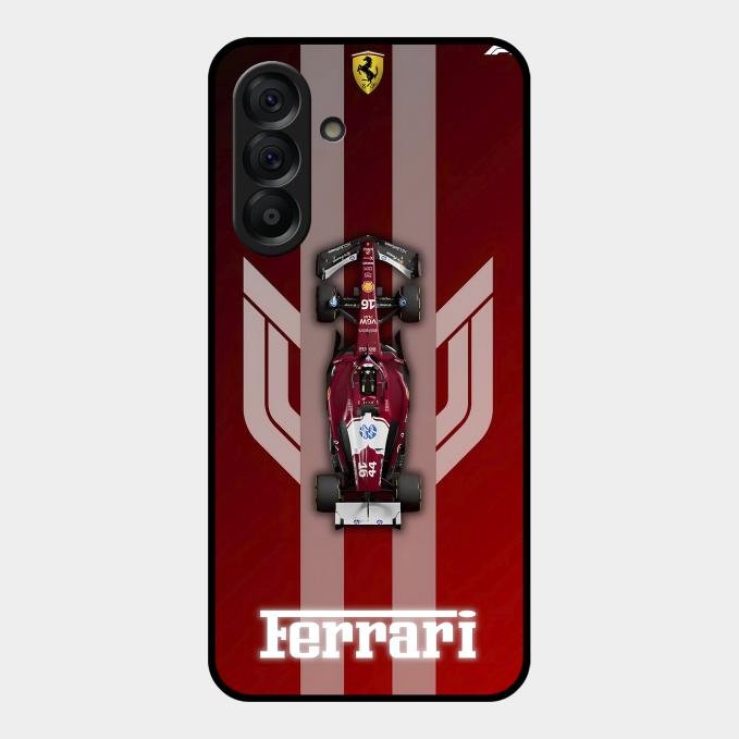 Ferrari Racing Legacy Glass Case For Samsung Galaxy A17 5G