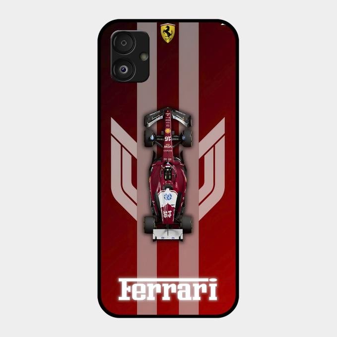 Ferrari Racing Legacy Glass Case For Samsung Galaxy F14 5G