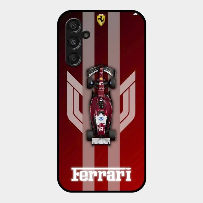 Ferrari Racing Legacy Glass Case For Samsung Galaxy F34 5G