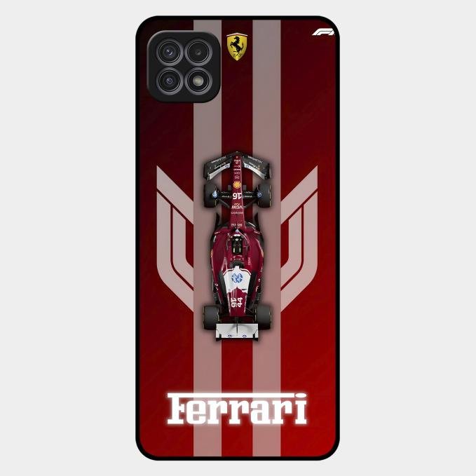Ferrari Racing Legacy Glass Case For Samsung Galaxy F42 5G