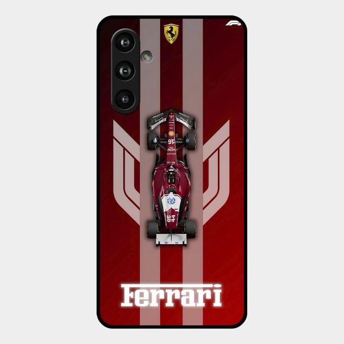 Ferrari Racing Legacy Glass Case For Samsung Galaxy M54 5G