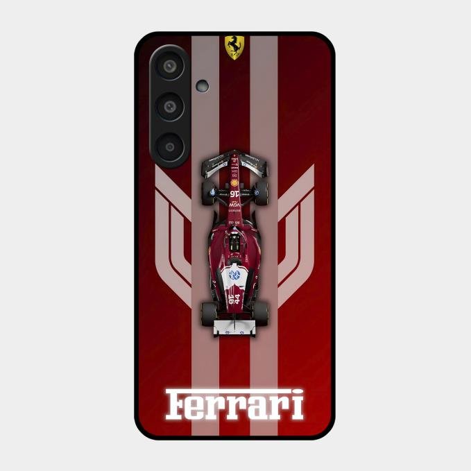 Ferrari Racing Legacy Glass Case For Samsung Galaxy M35 5G