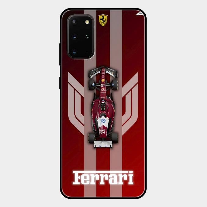 Ferrari Racing Legacy Glass Case For Samsung Galaxy S20 Plus