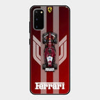 Ferrari Racing Legacy Glass Case For Samsung Galaxy S20