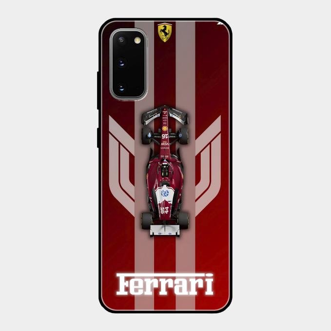 Ferrari Racing Legacy Glass Case For Samsung Galaxy S20