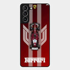 Ferrari Racing Legacy Glass Case For Samsung Galaxy S21 Plus