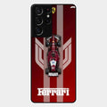 Ferrari Racing Legacy Glass Case For Samsung Galaxy S21 Ultra