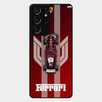 Ferrari Racing Legacy Glass Case For Samsung Galaxy S21 Ultra