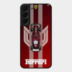 Ferrari Racing Legacy Glass Case For Samsung Galaxy S22 Plus 5G