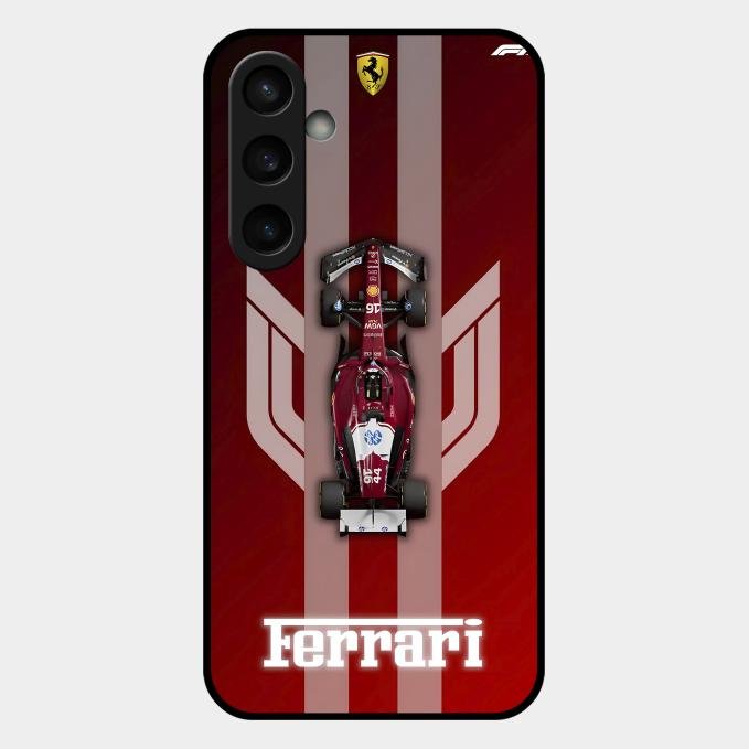 Ferrari Racing Legacy Glass Case For Samsung Galaxy S23 Fe 5G
