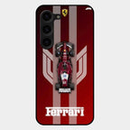 Ferrari Racing Legacy Glass Case For Samsung Galaxy S23 Plus 5G