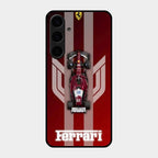 Ferrari Racing Legacy Glass Case For Samsung Galaxy S24 Plus 5G