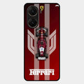 Ferrari Racing Legacy Glass Case For Vivo V29E 5G