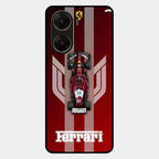 Ferrari Racing Legacy Glass Case For Vivo V29E 5G