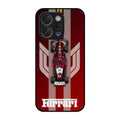 Ferrari Racing Legacy Glass Case For Vivo V70 Elite 5G