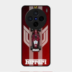 Ferrari Racing Legacy Glass Case For Vivo X200 5G