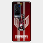 Ferrari Racing Legacy Glass Case For Vivo X60 Pro Plus 5G