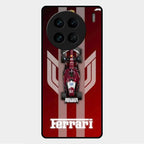 Ferrari Racing Legacy Glass Case For Vivo X90 Pro 5G