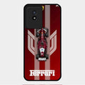 Ferrari Racing Legacy Glass Case For Vivo Y02T
