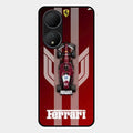 Ferrari Racing Legacy Glass Case For Vivo Y100 5G