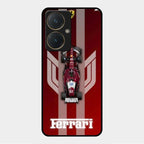Ferrari Racing Legacy Glass Case For Vivo Y27