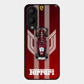 Ferrari Racing Legacy Glass Case For Vivo Y28 5G