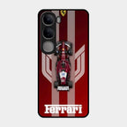 Ferrari Racing Legacy Glass Case For Vivo Y300 5G