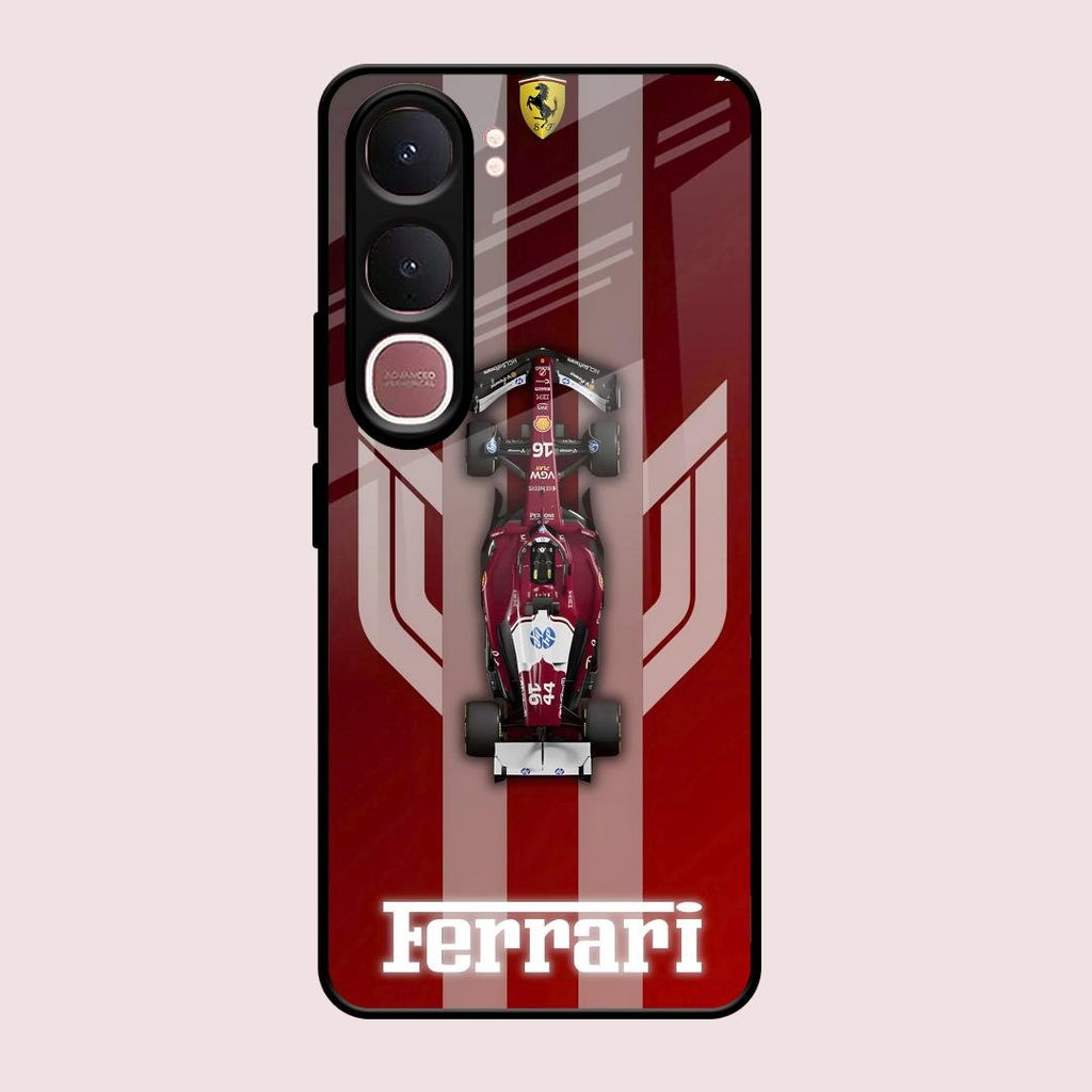Ferrari Racing Legacy Glass Case For Vivo Y31 5G