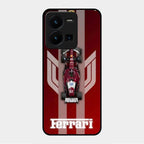 Ferrari Racing Legacy Glass Case For Vivo Y35