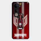 Ferrari Racing Legacy Glass Case For Vivo Y400 5G