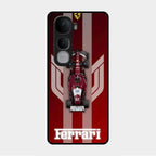 Ferrari Racing Legacy Glass Case For Vivo Y400 Pro 5G