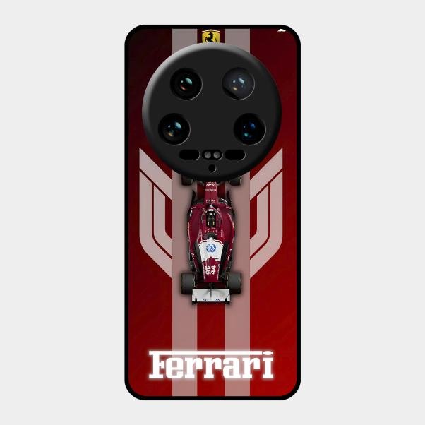 Ferrari Racing Legacy Glass Case For Xiaomi 14 Ultra