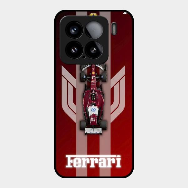 Ferrari Racing Legacy Glass Case For Xiaomi 15 5G