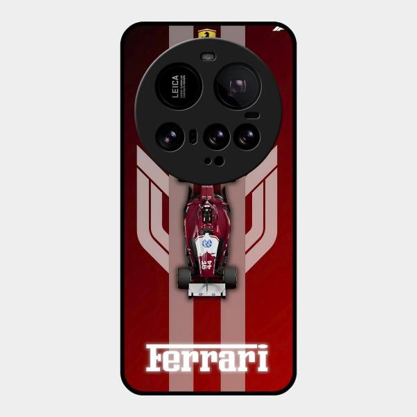 Ferrari Racing Legacy Glass Case For Xiaomi 15 Ultra 5G