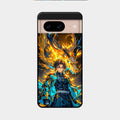 Fire Soul Tanjiro Glass Case Cover For Google Pixel 8 5G