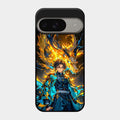 Fire Soul Tanjiro Glass Case Cover For Google Pixel 9 5G