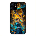 Fire Soul Tanjiro Glass Case Cover For iPhone 12 mini