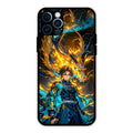 Fire Soul Tanjiro Glass Case Cover For iPhone 12 Pro Max
